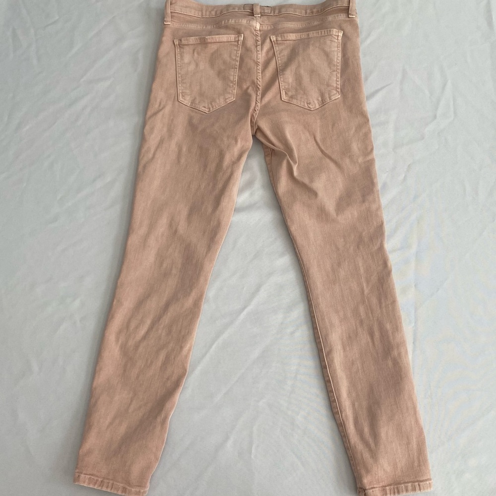 Current/Elliott Women’s Jeans Size 30 Skinny Light Wash Premium Denim Beige Pink - Picture 6 of 9